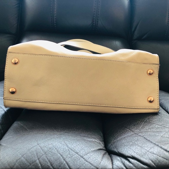 Michael Kors Large Hamilton Cream Leather RoseGold - Picture 4 of 14